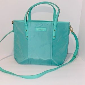 Vera Bradley Preppy Polly Tote/Purse mint green